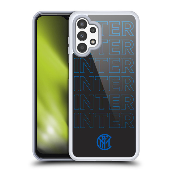 Fc Internazionale Milano Graphics Logo Type Soft Gel Case for Samsung Galaxy A13 (2022)