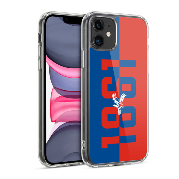 Crystal Palace FC Crest 1861 Soft Gel Case for Apple iPhone 11