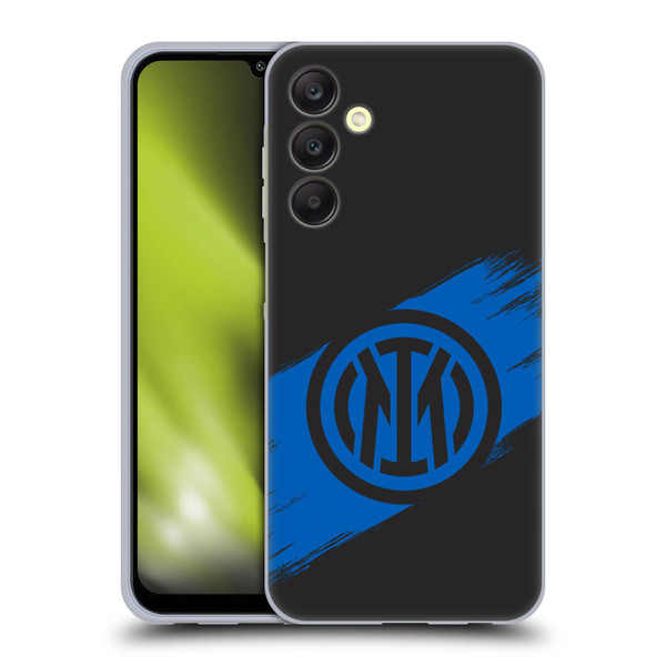 Fc Internazionale Milano Graphics Brush Strokes Soft Gel Case for Samsung Galaxy A25 5G