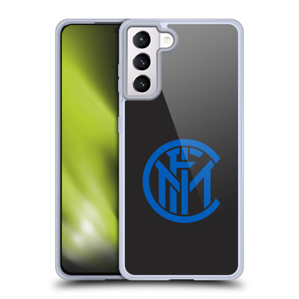 Fc Internazionale Milano Graphics Plain Soft Gel Case for Samsung Galaxy S21+ 5G & MagSafe