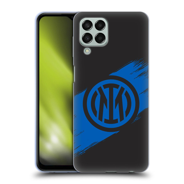 Fc Internazionale Milano Graphics Brush Strokes Soft Gel Case for Samsung Galaxy M33 (2022)