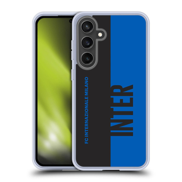 Fc Internazionale Milano Graphics Half Soft Gel Case for Samsung Galaxy S24 FE & MagSafe
