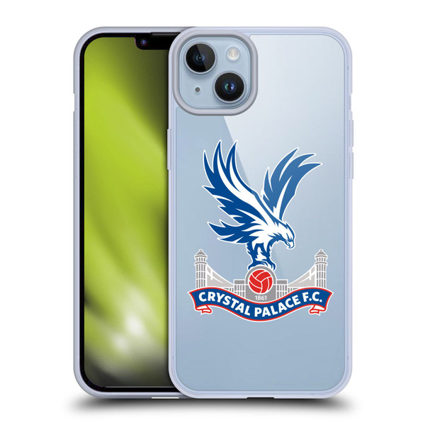 Crystal Palace FC Crest Eagle Soft Gel Case for Apple iPhone 14 Plus & MagSafe