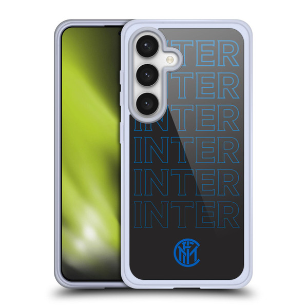 Fc Internazionale Milano Graphics Logo Type Soft Gel Case for Samsung Galaxy S24 5G & MagSafe