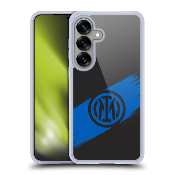 Fc Internazionale Milano Graphics Brush Strokes Soft Gel Case for Samsung Galaxy S25 & MagSafe