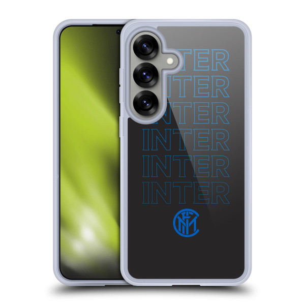 Fc Internazionale Milano Graphics Logo Type Soft Gel Case for Samsung Galaxy S25 & MagSafe