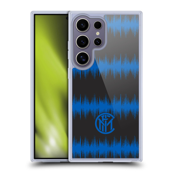 Fc Internazionale Milano Graphics Audio Wave Soft Gel Case for Samsung Galaxy S25 Ultra & MagSafe