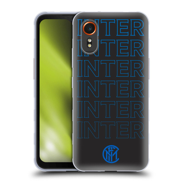 Fc Internazionale Milano Graphics Logo Type Soft Gel Case for Samsung Galaxy Xcover7 5G