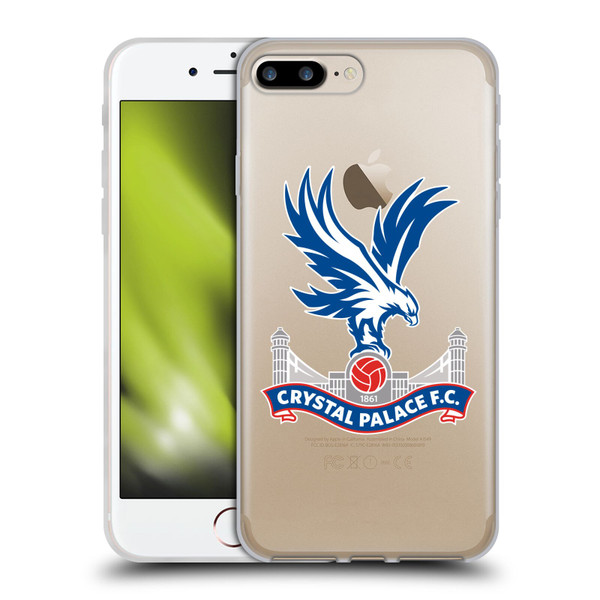 Crystal Palace FC Crest Eagle Soft Gel Case for Apple iPhone 7 Plus / iPhone 8 Plus & MagSafe