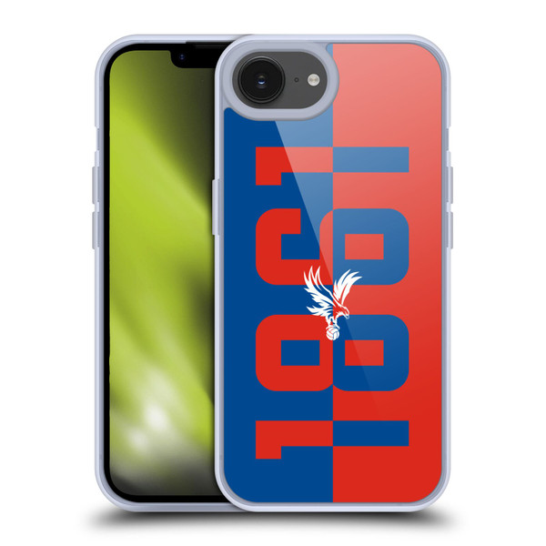 Crystal Palace FC Crest 1861 Soft Gel Case for Apple iPhone 16e & MagSafe