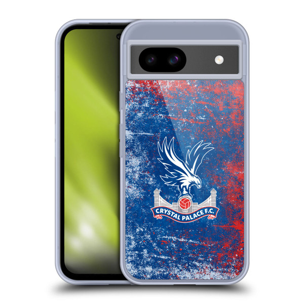 Crystal Palace FC Crest Distressed Soft Gel Case for Google Pixel 8a