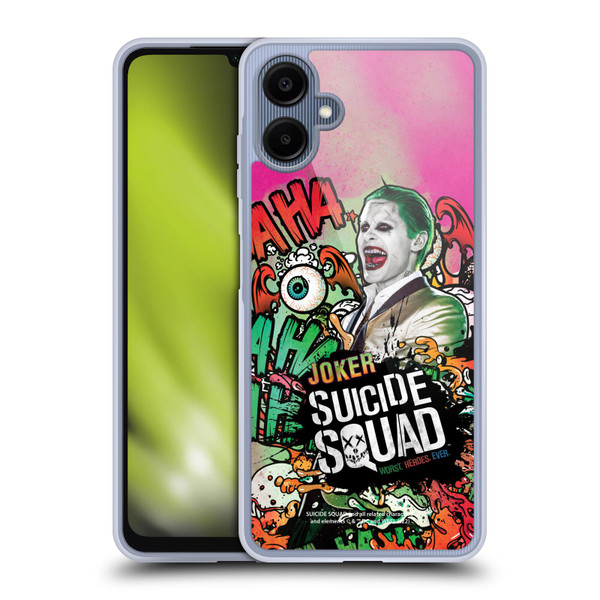 Suicide Squad 2016 Graphics Joker Poster Soft Gel Case for Samsung Galaxy A06 4G