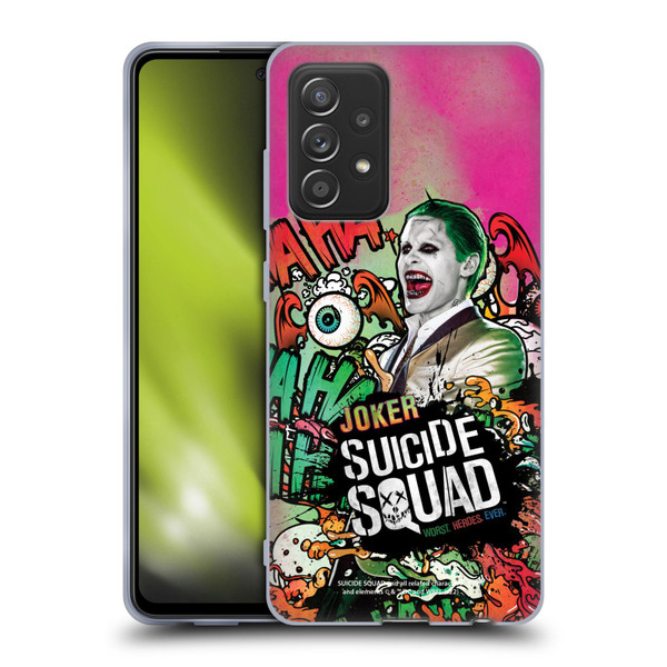 Suicide Squad 2016 Graphics Joker Poster Soft Gel Case for Samsung Galaxy A52 / A52s / 5G (2021)