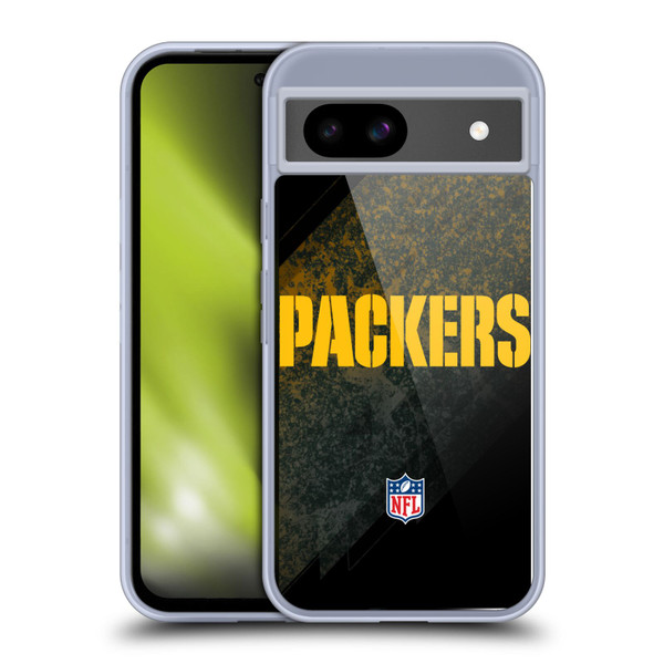 NFL Green Bay Packers Logo Blur Soft Gel Case for Google Pixel 8a