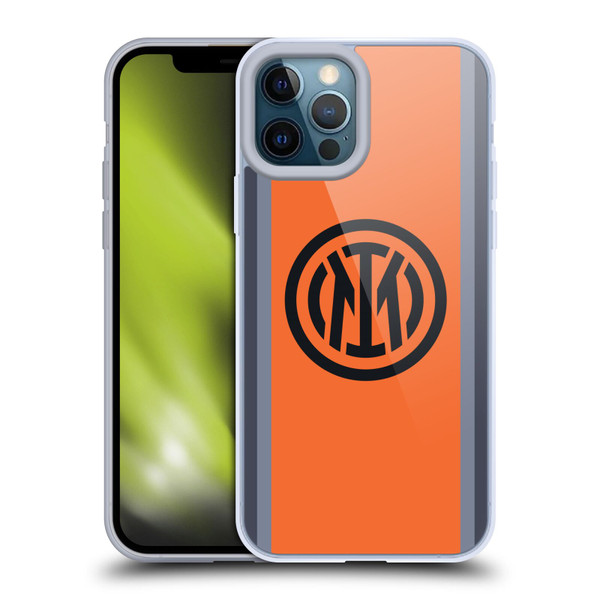 Fc Internazionale Milano 2023/24 Crest Kit Third Soft Gel Case for Apple iPhone 12 Pro Max & MagSafe