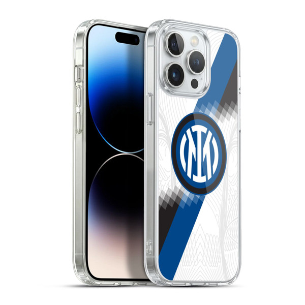 Fc Internazionale Milano 2023/24 Crest Kit Away Soft Gel Case for Apple iPhone 13 Pro Max & MagSafe