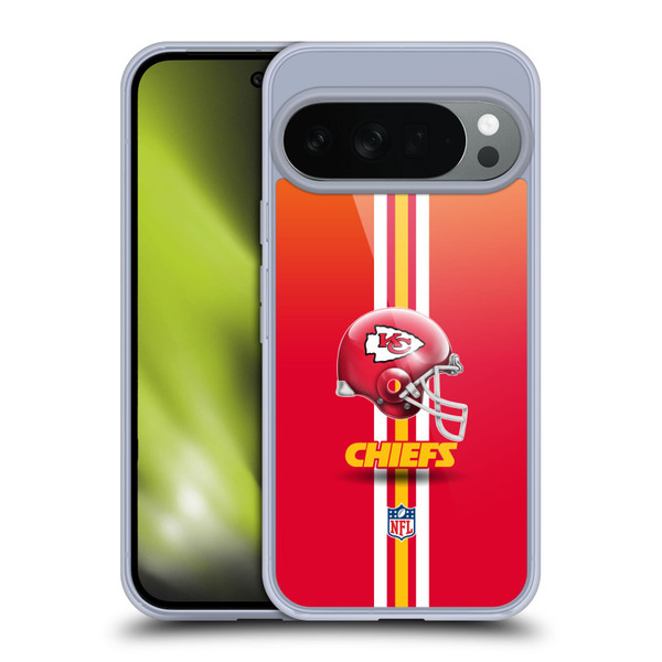 NFL Kansas City Chiefs Logo Helmet Soft Gel Case for Google Pixel 10