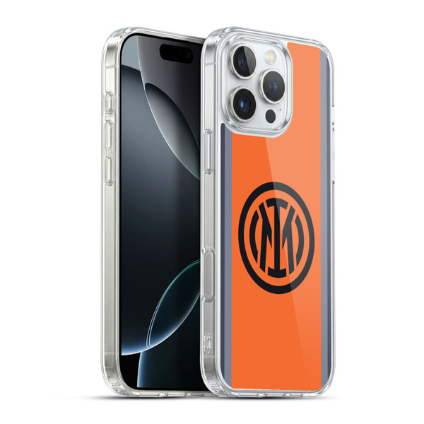 Fc Internazionale Milano 2023/24 Crest Kit Third Soft Gel Case for Apple iPhone 16 Pro Max & MagSafe