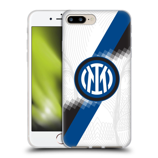 Fc Internazionale Milano 2023/24 Crest Kit Away Soft Gel Case for Apple iPhone 7 Plus / iPhone 8 Plus & MagSafe