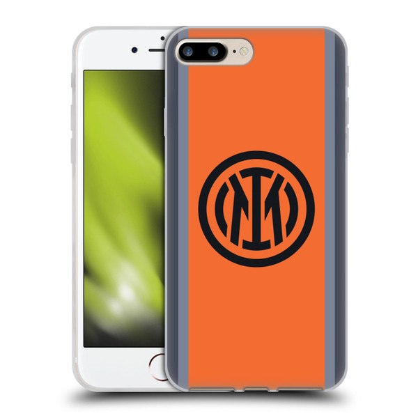 Fc Internazionale Milano 2023/24 Crest Kit Third Soft Gel Case for Apple iPhone 7 Plus / iPhone 8 Plus & MagSafe