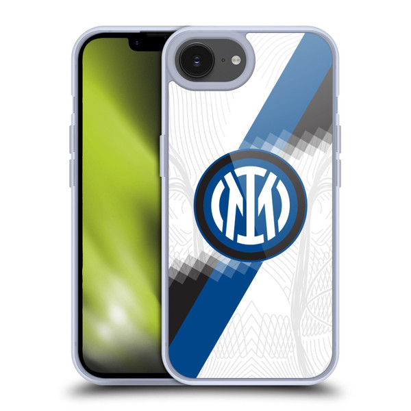 Fc Internazionale Milano 2023/24 Crest Kit Away Soft Gel Case for Apple iPhone 16e & MagSafe