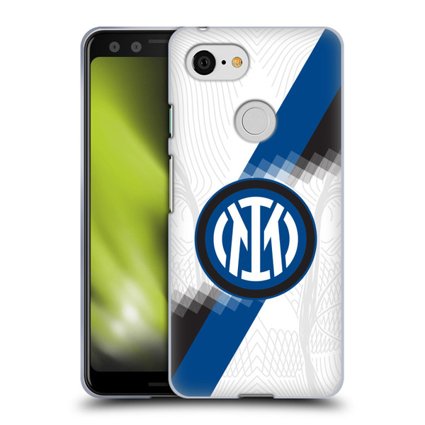 Fc Internazionale Milano 2023/24 Crest Kit Away Soft Gel Case for Google Pixel 3