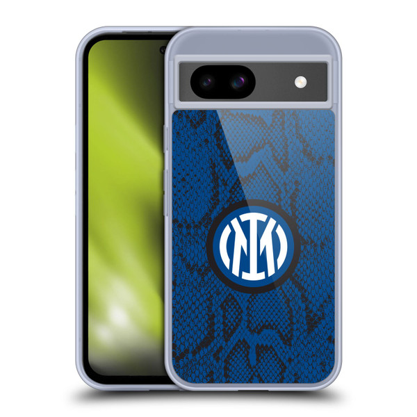 Fc Internazionale Milano Patterns Snake Soft Gel Case for Google Pixel 8a