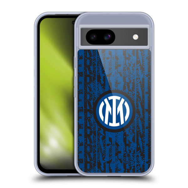 Fc Internazionale Milano Patterns Snake Wordmark Soft Gel Case for Google Pixel 8a