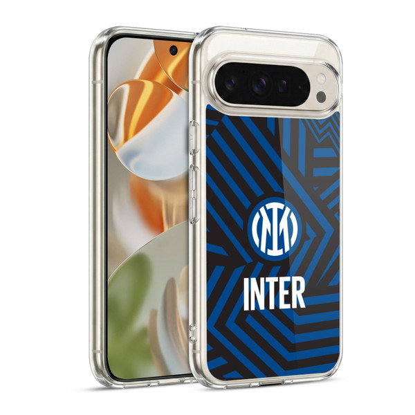 Fc Internazionale Milano Patterns Abstract 1 Soft Gel Case for Google Pixel 9 / Pixel 9 Pro