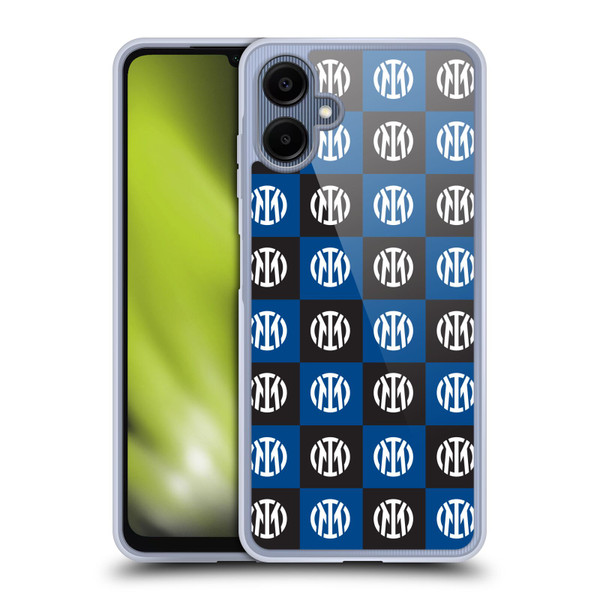 Fc Internazionale Milano Patterns Crest Soft Gel Case for Samsung Galaxy A06 4G