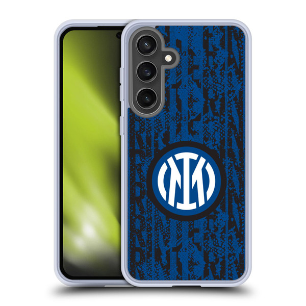 Fc Internazionale Milano Patterns Snake Wordmark Soft Gel Case for Samsung Galaxy S24 FE & MagSafe