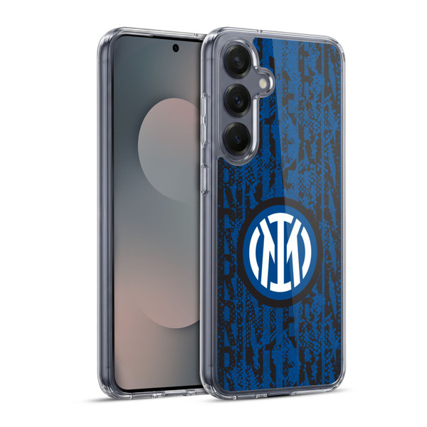 Fc Internazionale Milano Patterns Snake Wordmark Soft Gel Case for Samsung Galaxy S25+ & MagSafe