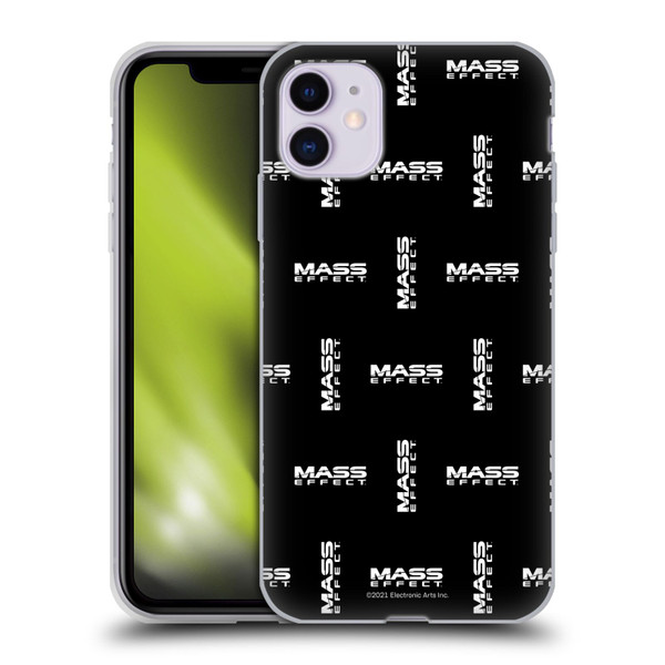EA Bioware Mass Effect Graphics Logo Pattern Soft Gel Case for Apple iPhone 11