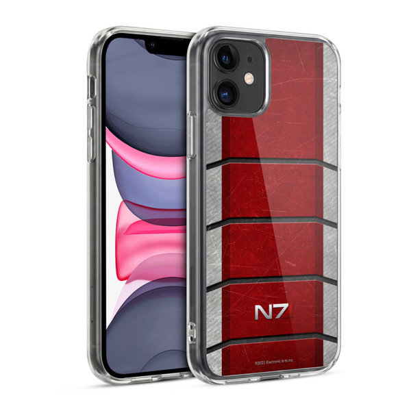 EA Bioware Mass Effect Graphics N7 Logo Armor Soft Gel Case for Apple iPhone 11