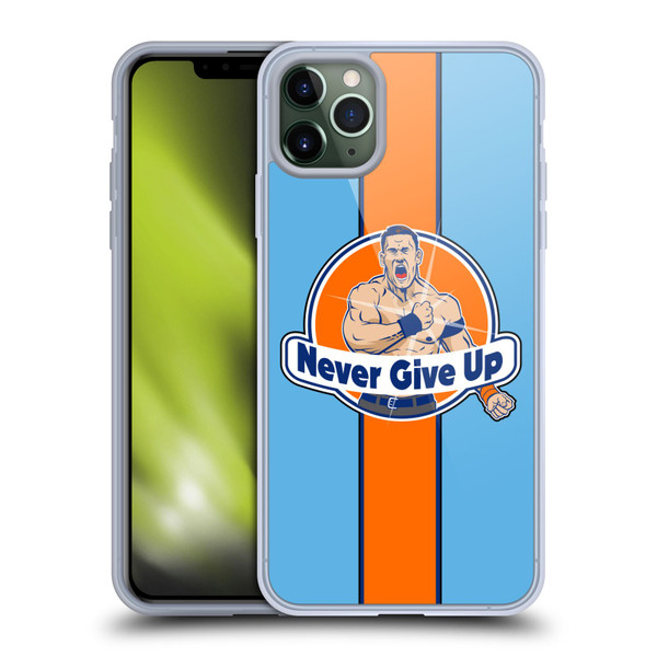 WWE John Cena Never Give Up Soft Gel Case for Apple iPhone 11 Pro Max & MagSafe