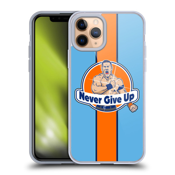 WWE John Cena Never Give Up Soft Gel Case for Apple iPhone 11 Pro & MagSafe