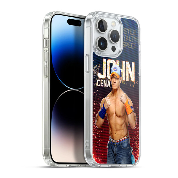 WWE John Cena Portrait Soft Gel Case for Apple iPhone 13 Pro Max & MagSafe