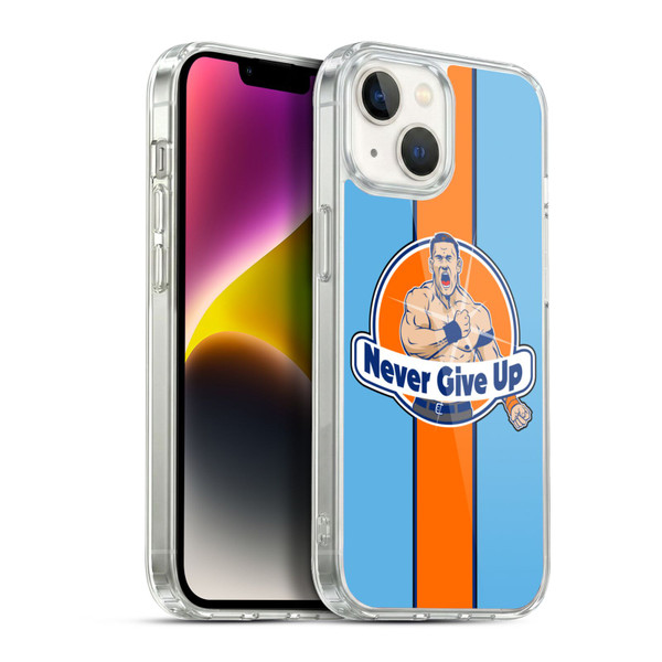 WWE John Cena Never Give Up Soft Gel Case for Apple iPhone 14
