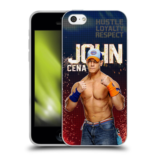 WWE John Cena Portrait Soft Gel Case for Apple iPhone 5c