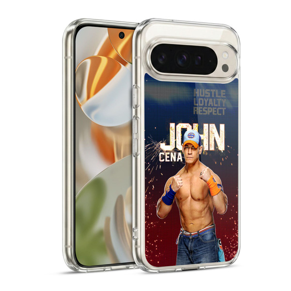 WWE John Cena Portrait Soft Gel Case for Google Pixel 9 / Pixel 9 Pro