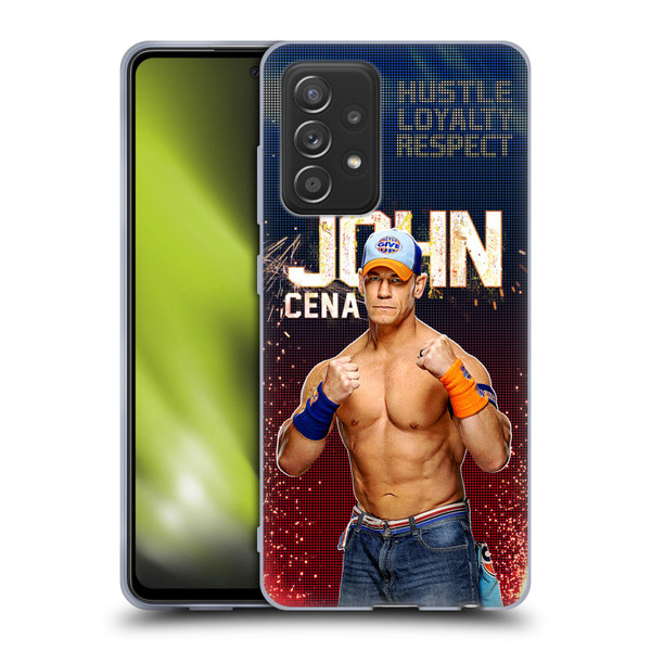 WWE John Cena Portrait Soft Gel Case for Samsung Galaxy A52 / A52s / 5G (2021)