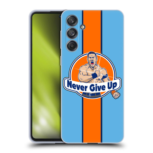 WWE John Cena Never Give Up Soft Gel Case for Samsung Galaxy M55 5G