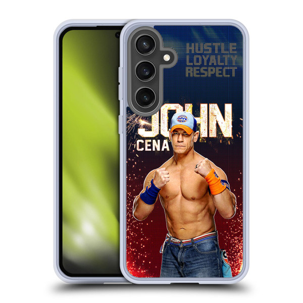 WWE John Cena Portrait Soft Gel Case for Samsung Galaxy S24 FE & MagSafe