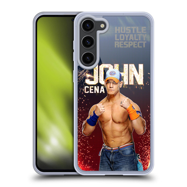 WWE John Cena Portrait Soft Gel Case for Samsung Galaxy S23+ 5G & MagSafe