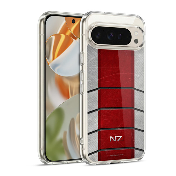 EA Bioware Mass Effect Graphics N7 Logo Armor Soft Gel Case for Google Pixel 9 / Pixel 9 Pro