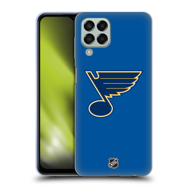 NHL St Louis Blues Plain Soft Gel Case for Samsung Galaxy M33 (2022)