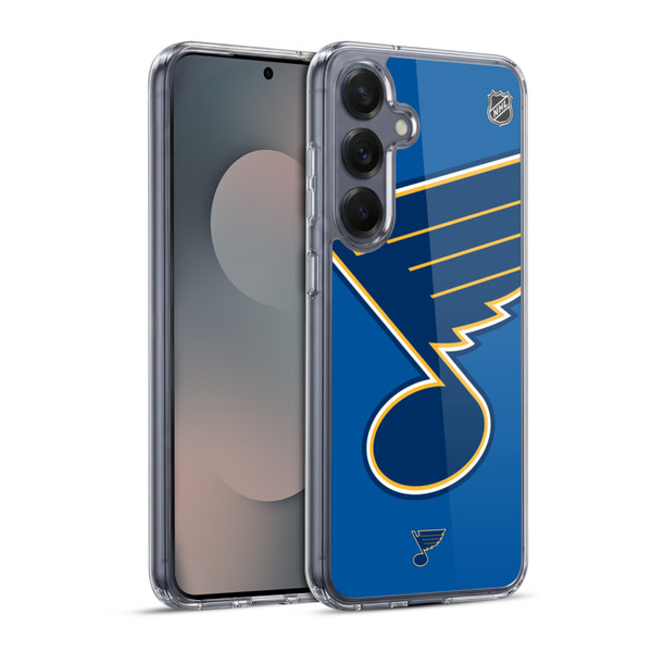 NHL St Louis Blues Oversized Soft Gel Case for Samsung Galaxy S25+ & MagSafe