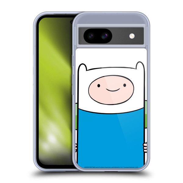 Adventure Time Graphics Finn The Human Soft Gel Case for Google Pixel 8a