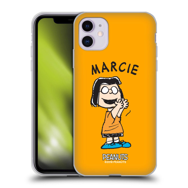 Peanuts Characters Marcie Soft Gel Case for Apple iPhone 11
