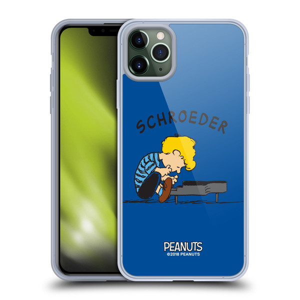 Peanuts Characters Schroeder Soft Gel Case for Apple iPhone 11 Pro Max & MagSafe